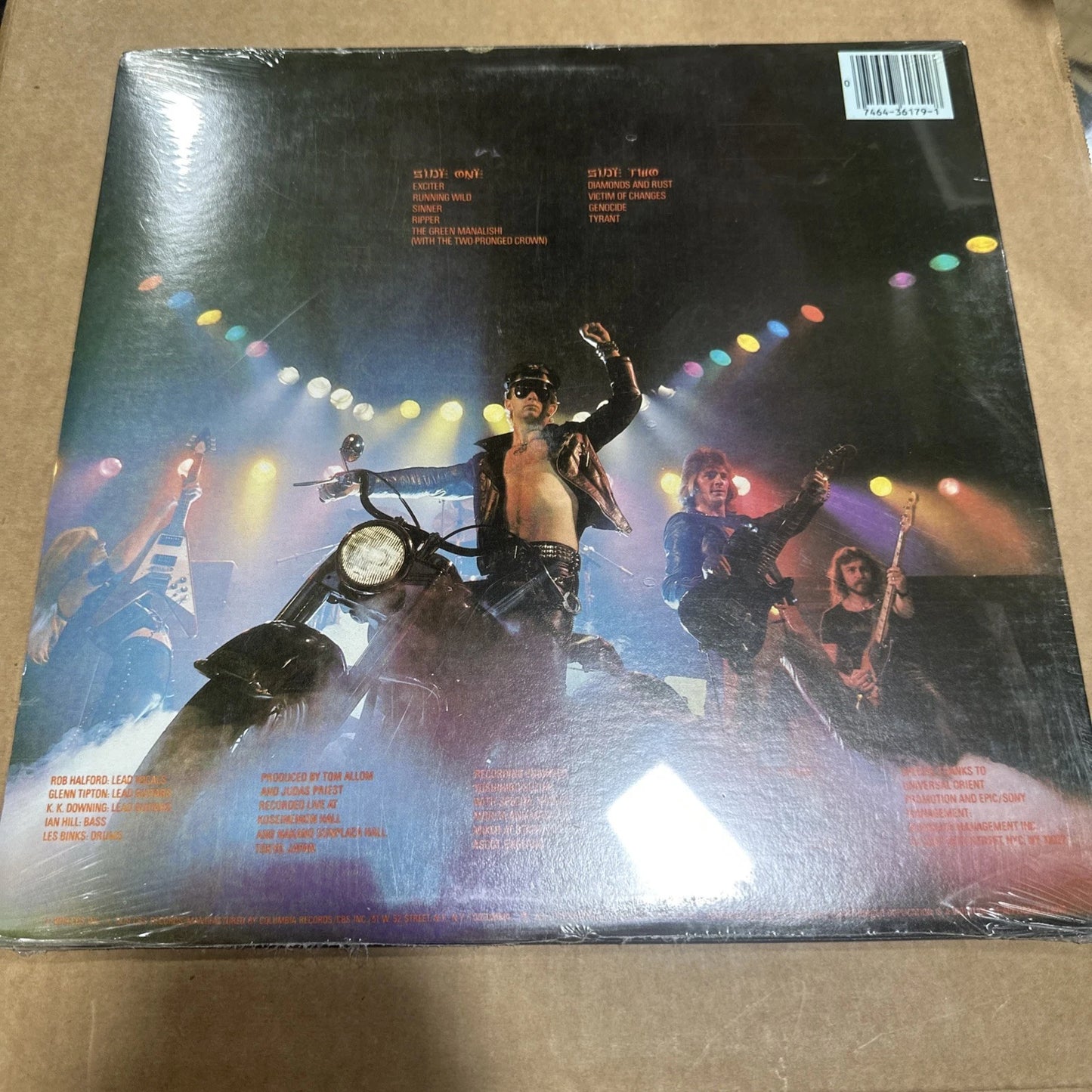 JUDAS PRIEST UNLEASHED IN THE EAST LP NEW Sealed 36179 LIVE JAPAN 1979 TOUR