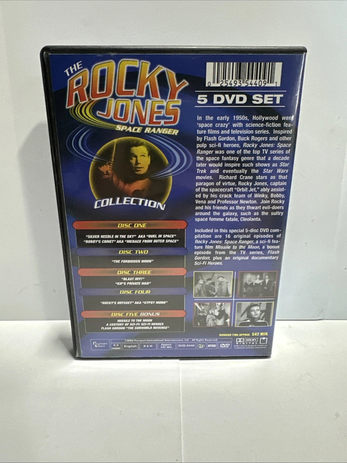 The Rocky Jones Space Ranger Collection (5 DVD Set) 1954 Sci-Fi TV Series NM