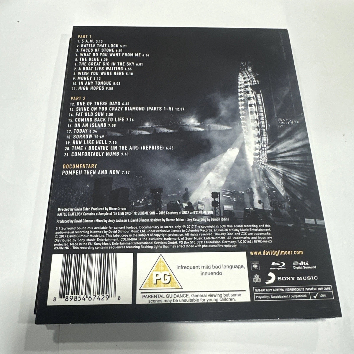 David Gilmour: Live at Pompeii (Blu-ray)