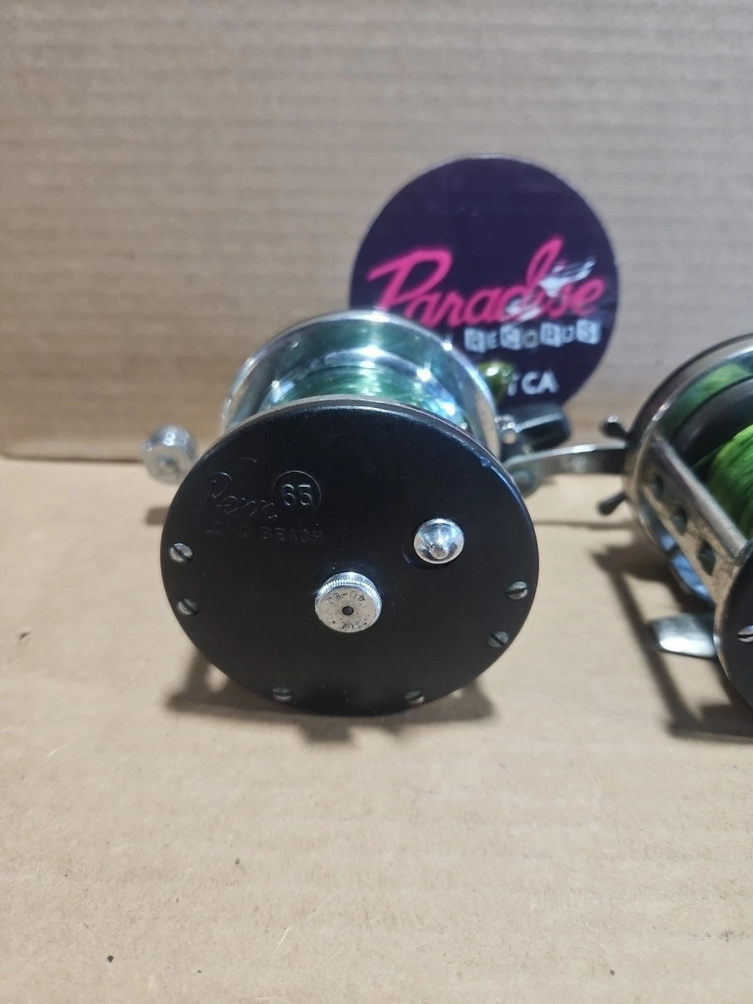 Penn Long Beach 65 Baitcast Fishing Reel + Penn Jigmaster 500 Reel Vintage