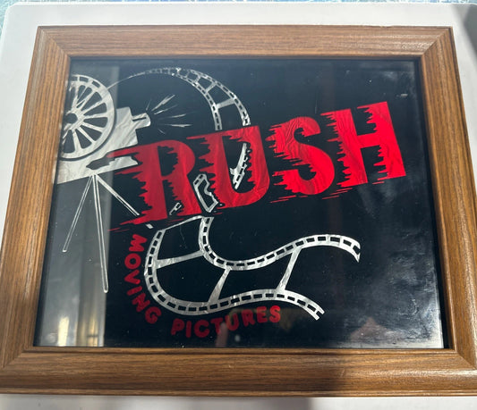 Rush Moving Pictures Framed Aluminum Print