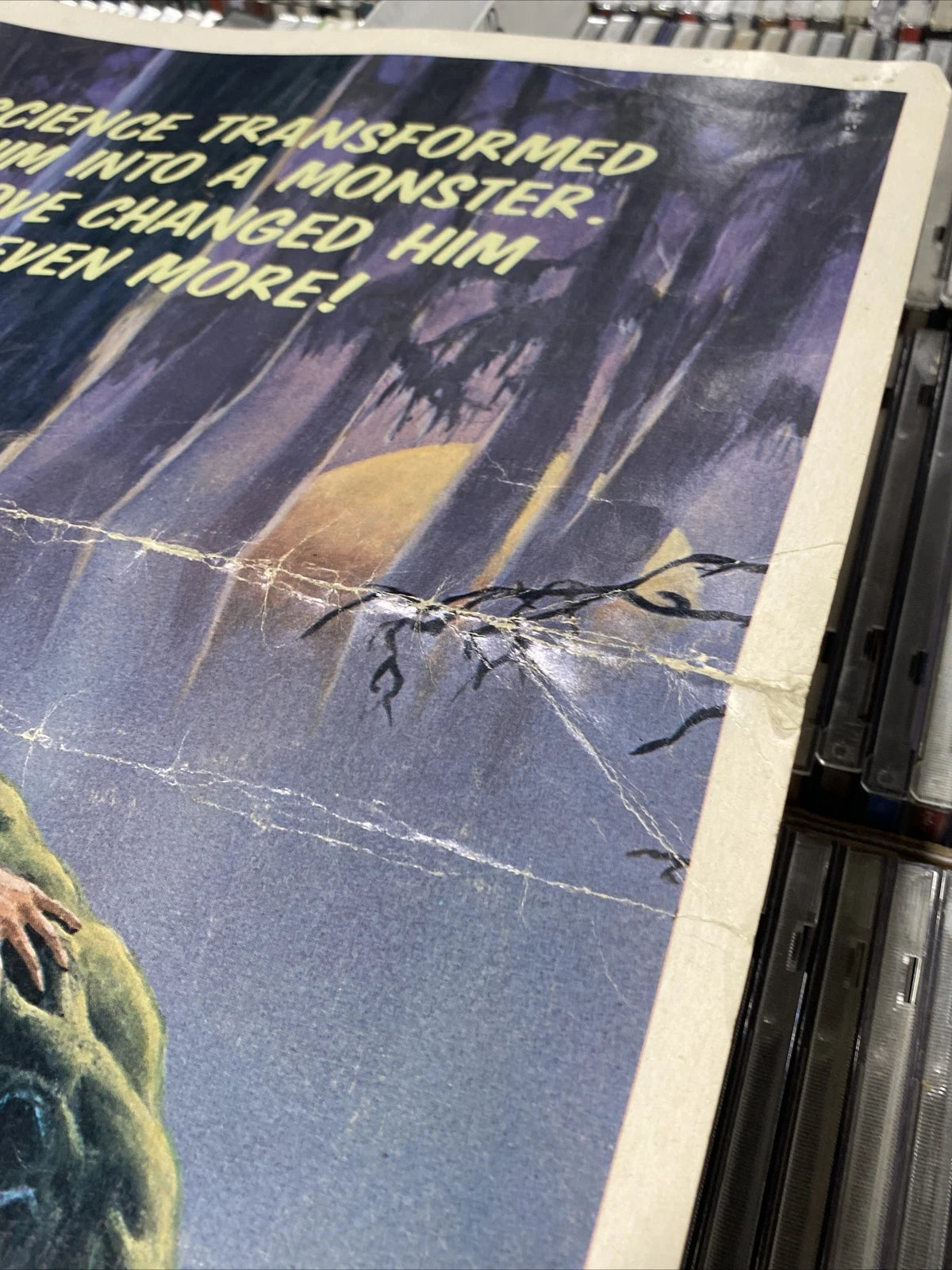 The Swamp Thing Original Adrienne Barbeau Insert Movie Poster
