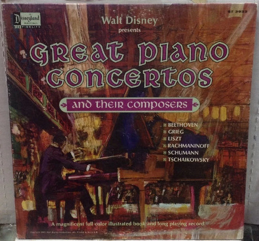 The Great Piano Concertos And Their Composers Record ST3933
