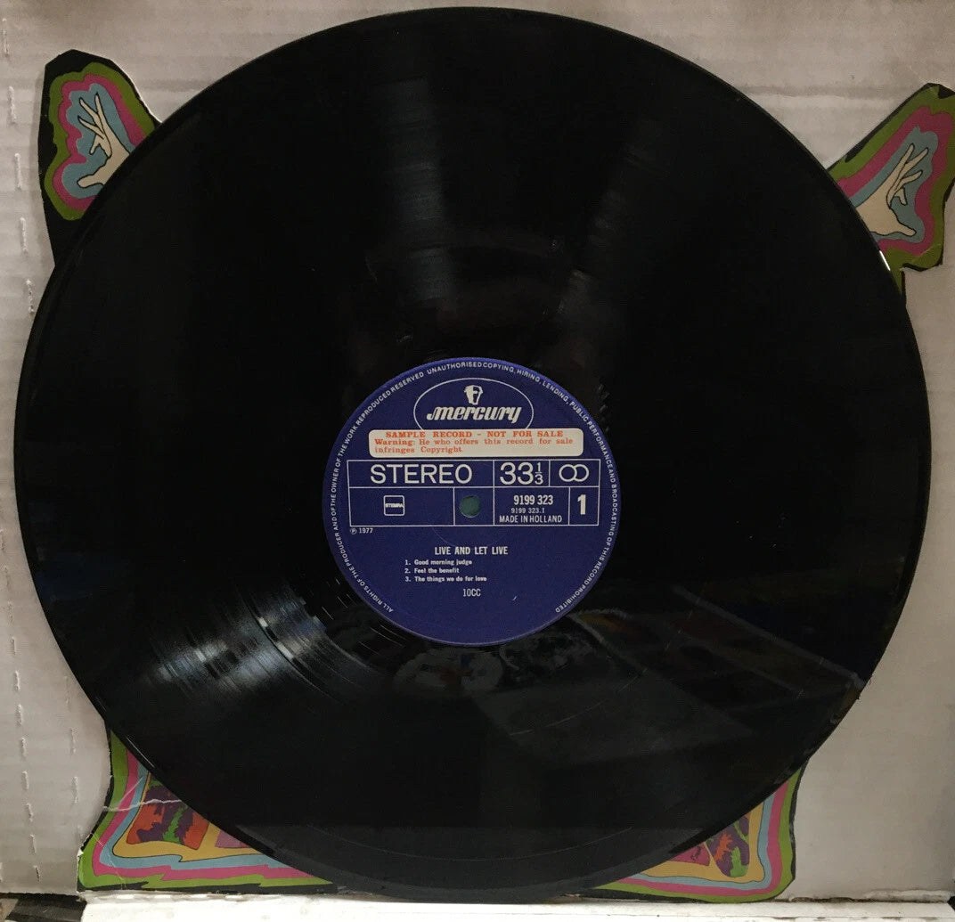 10CC Live And Let Live UK Import Promo Record 6641714