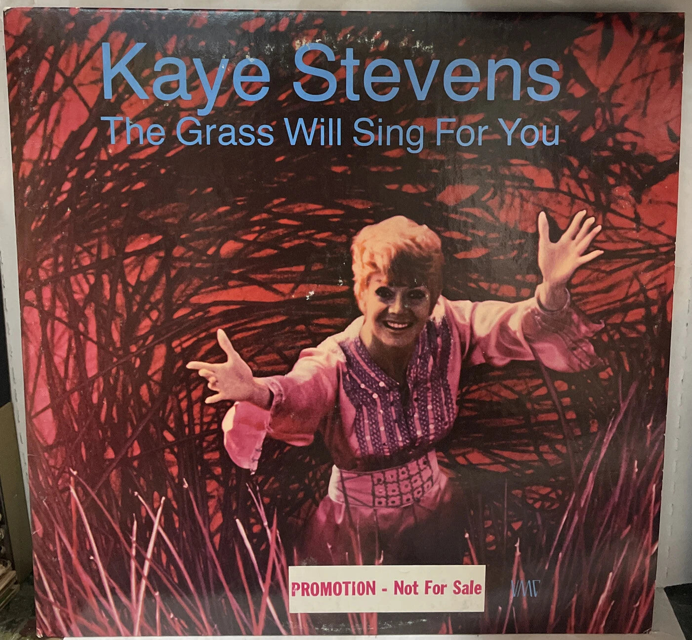 Kaye Stevens The Grass Will Sing For You Promo Record VS131