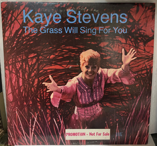 Kaye Stevens The Grass Will Sing For You Promo Record VS131