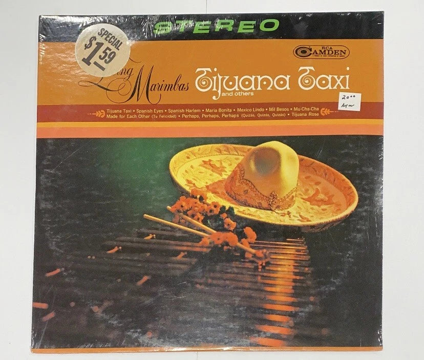 Living Marimbas Tijuana Taxi And Others LP Vinyl Original 1966 CAS-961 In Shrink