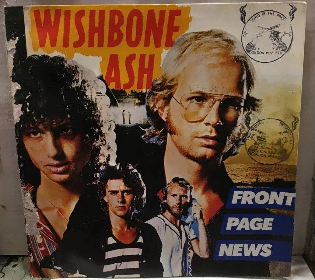 Wishbone Ash Front Page News UK Import Record MCG3524