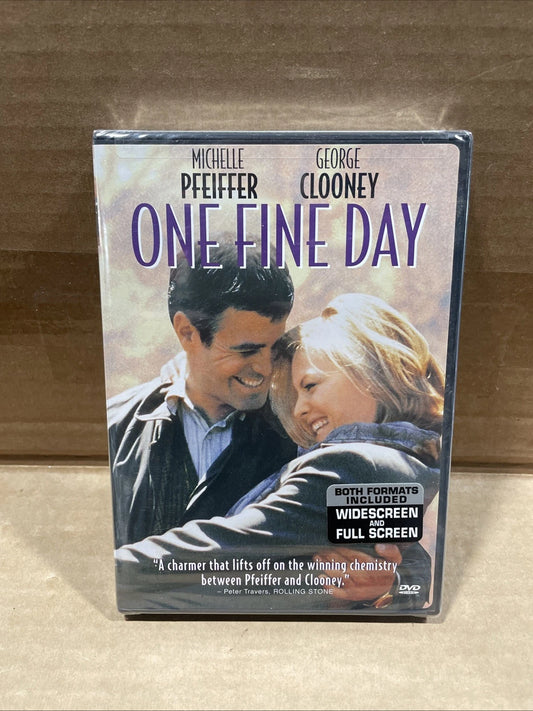 NWT One Fine Day DVD Color 1996 Michelle Pfeiffer George Clooney Romance Comedy