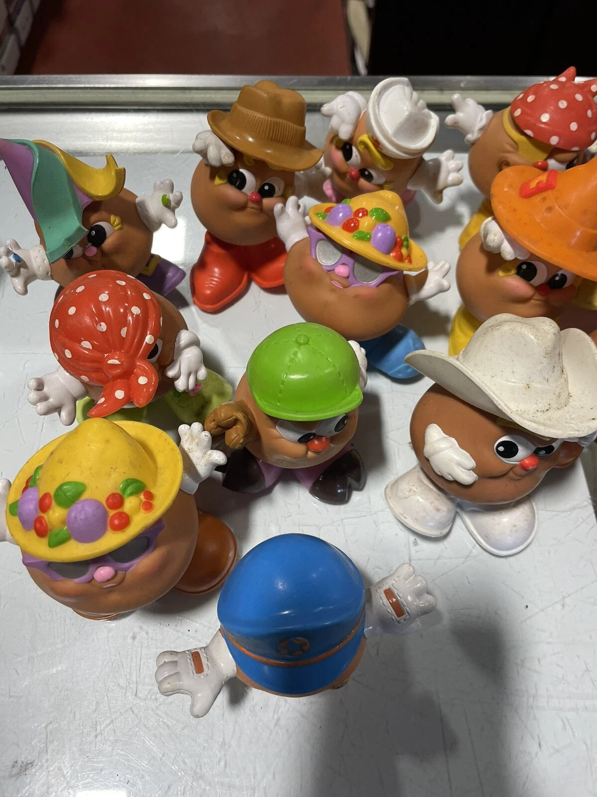 Lot of Potato Head Spud Kids Toy Figures VTG Xtra Parts 1986