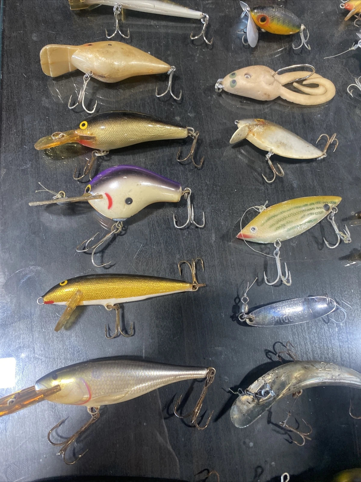 Vintage Fishing Lures (45) MANNS RAPALA REBEL HELFIN BAGLEY