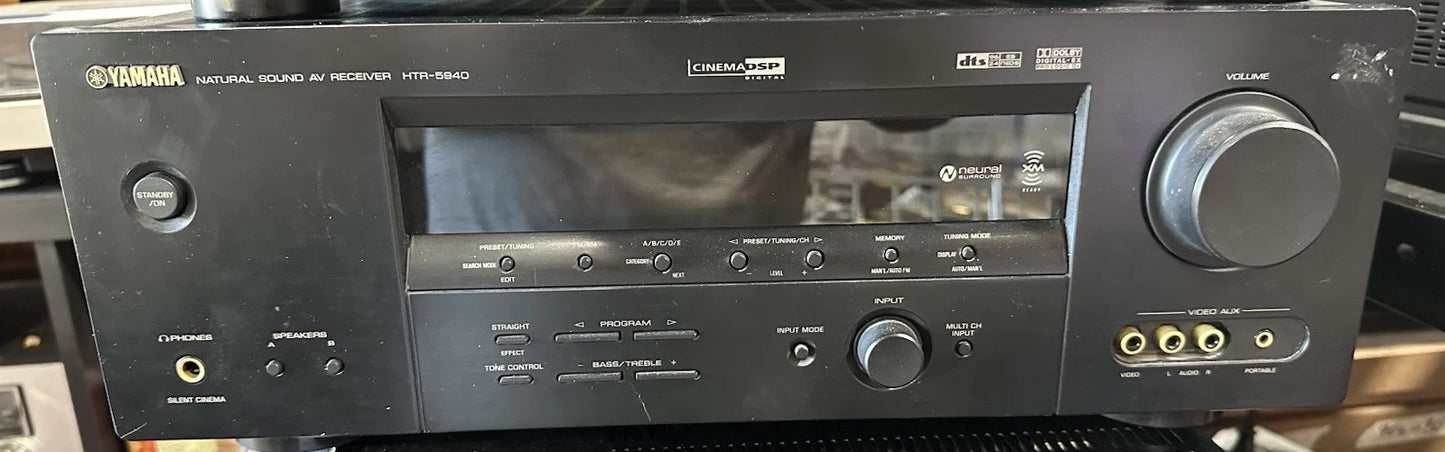 Yamaha Receiver HTR-5940 Natural Sound AV Home Theater Surround