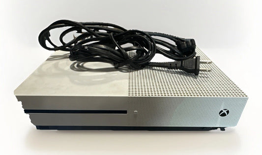Microsoft Xbox One S 1681 White 500GB Home Console Gaming System NO CONTROLLER