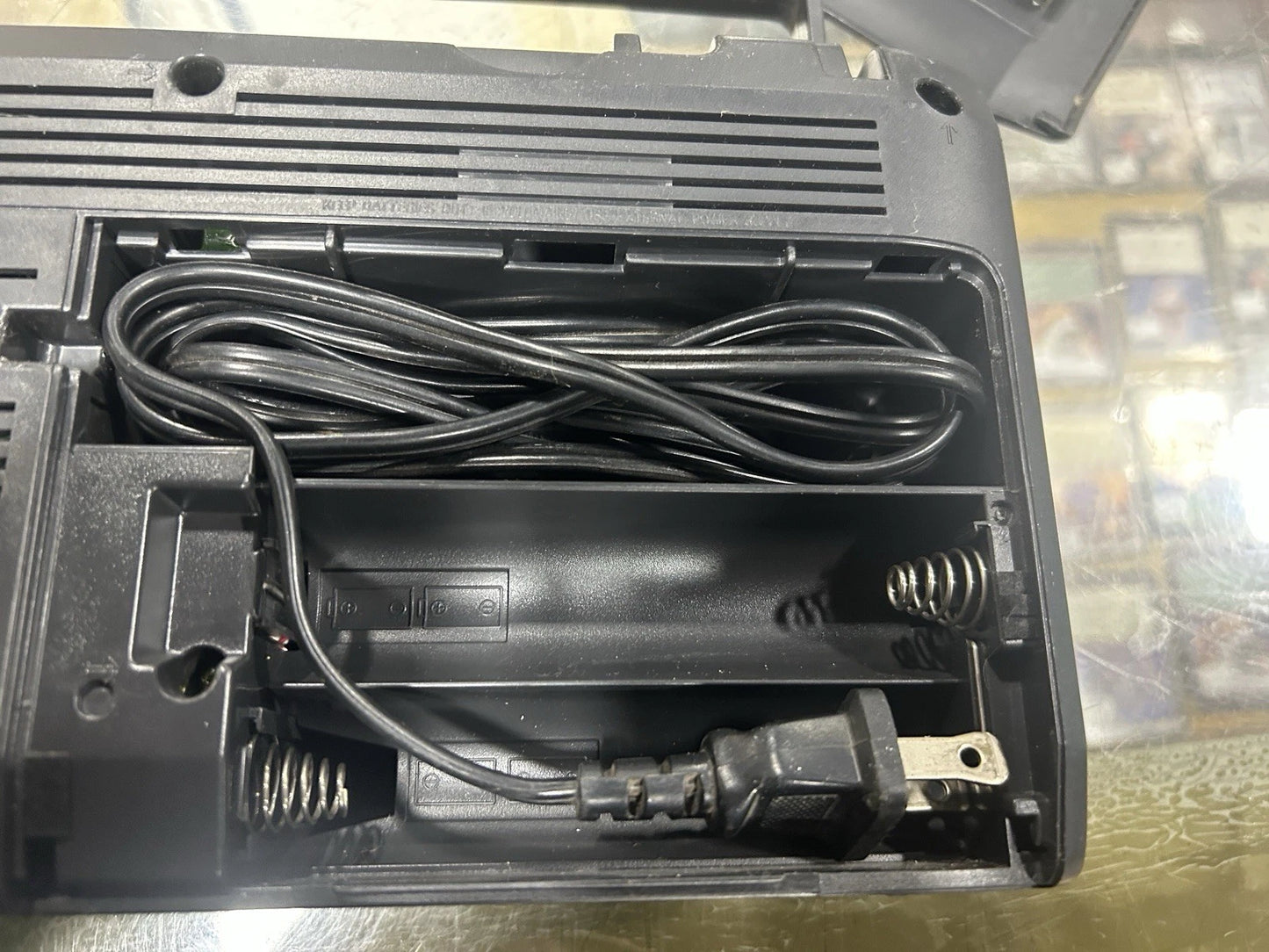 Sony Portable Radio Model ICF-34 AM FM TV & Weather Band W/ Power Cord Tested