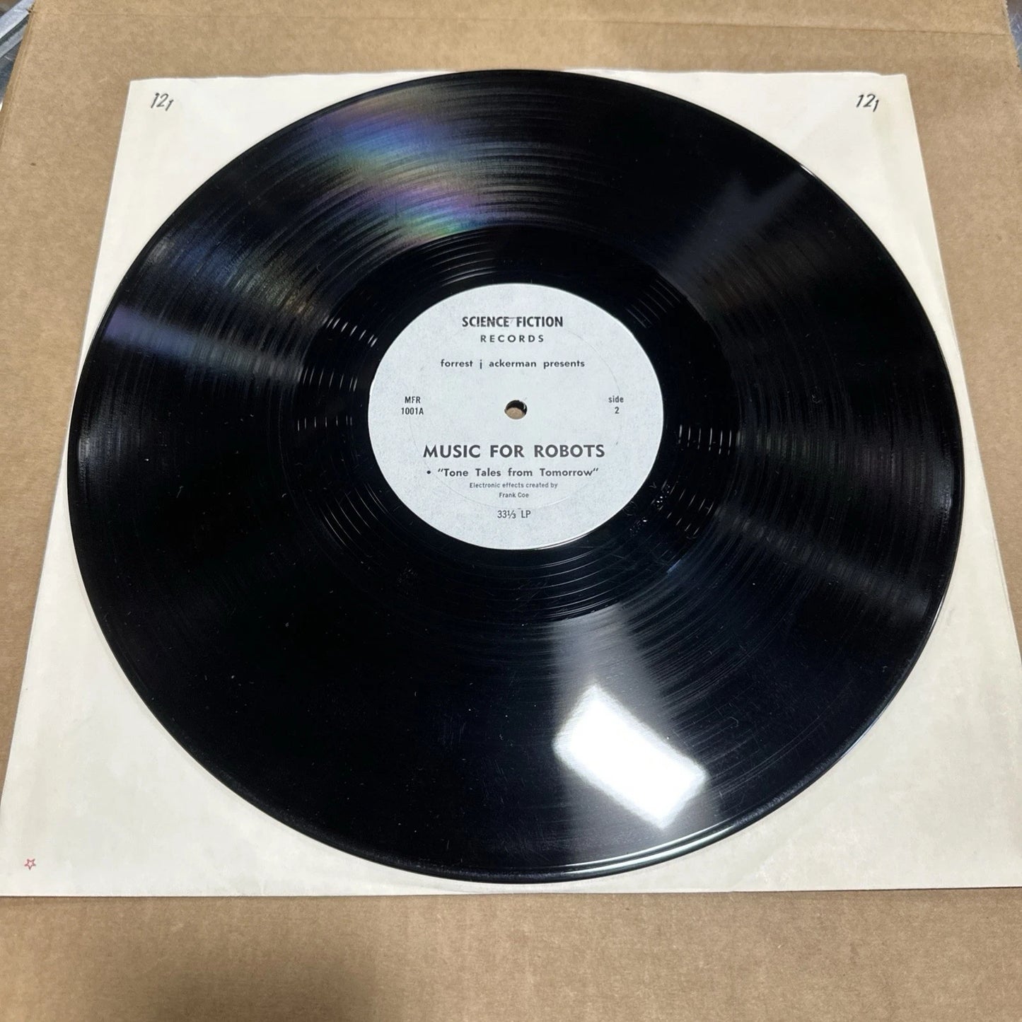 Rare 1987 Music For Robots Forest J Ackerman The Tin Age Story 12" LP