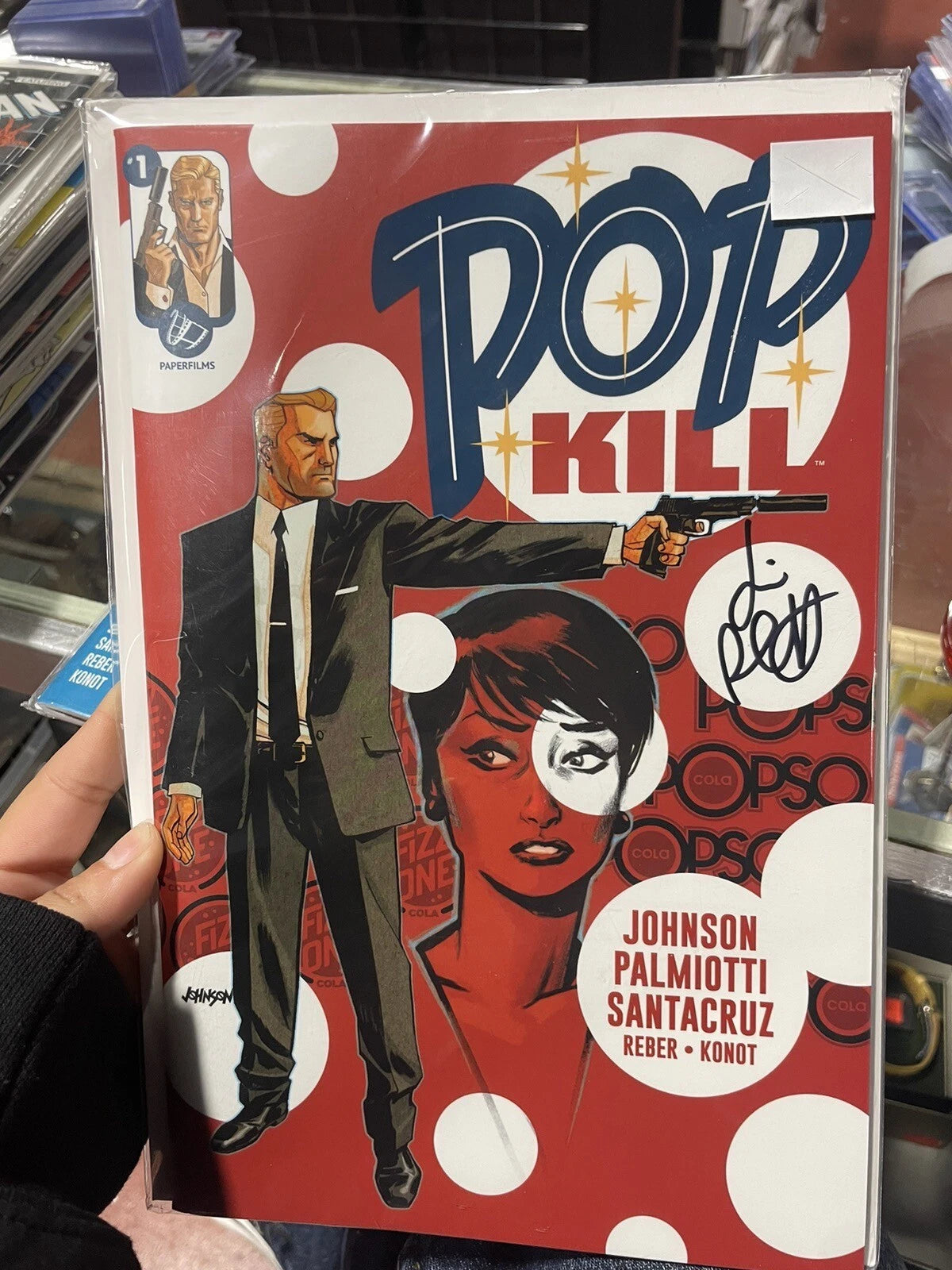 PAINKILLER Signed Comics 1-4 with COA