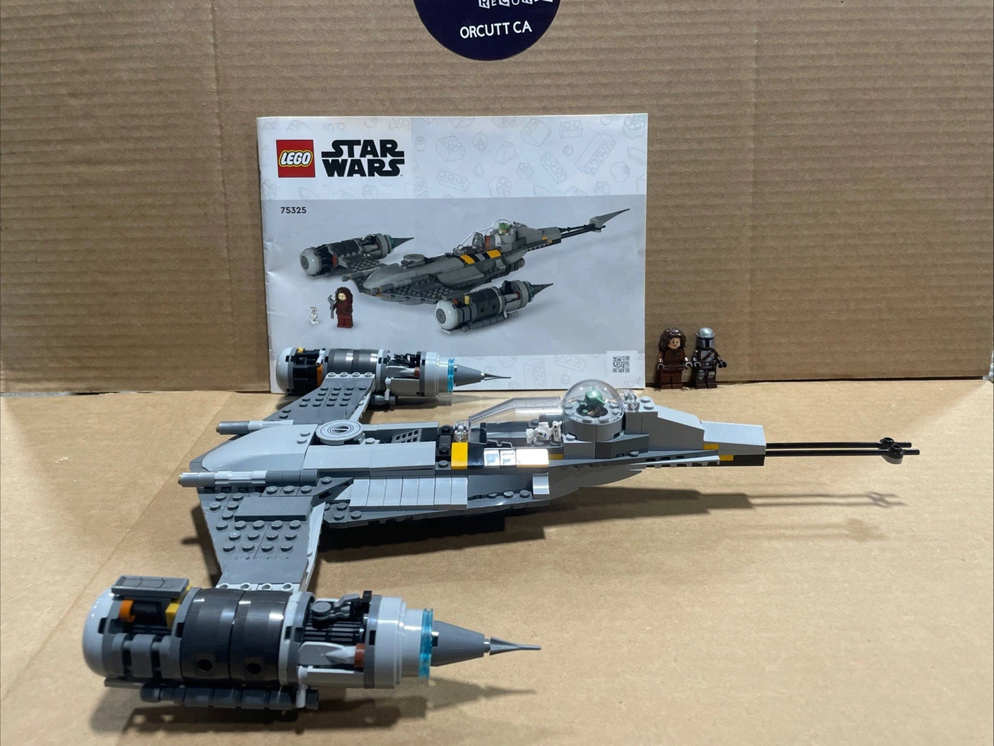 LEGO Star Wars 75325 N-1 Starfighter No Box Complete W Mini Figs W Manual