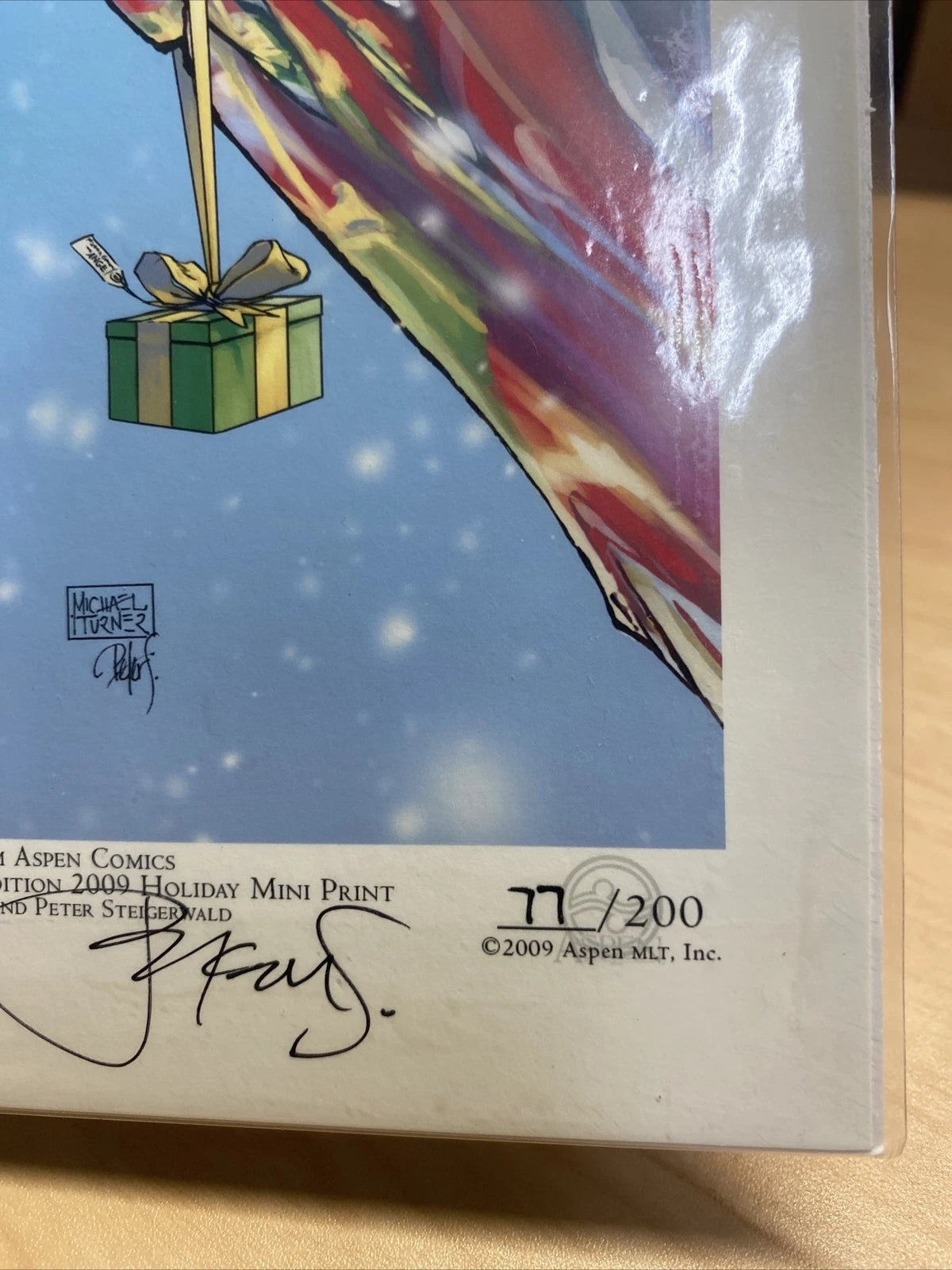 Aspen Happy Holidays Apsen Comics Exclusive Limited ed. 2009 SIGNED w/ COA