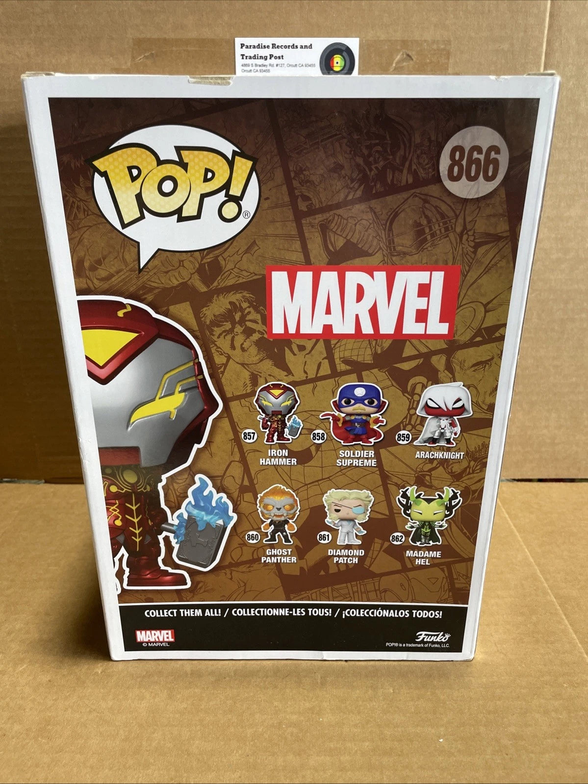 Funko Pop! Vinyl Jumbo 10 in: Marvel - Iron Hammer (Jumbo) - Walmart (Exclusive)