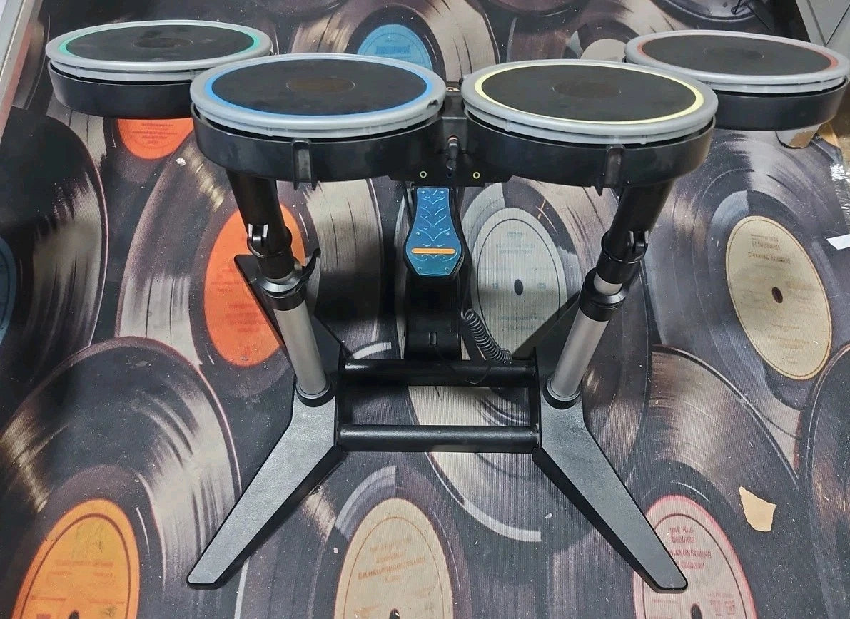 Rock Band 4 Harmonix Xbox One Wireless Drum Set 91162 No Battery Cover Tested