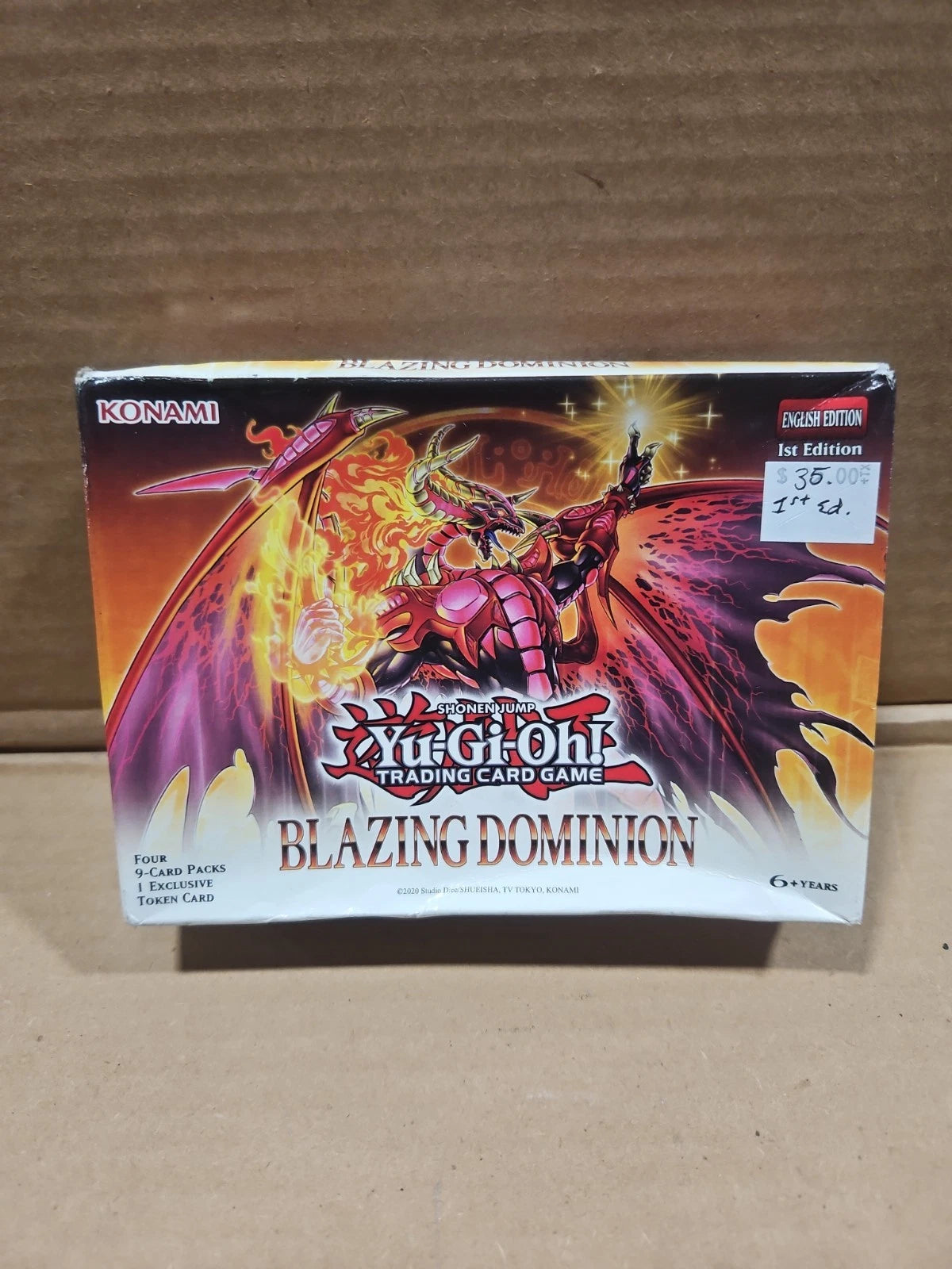 Yu-Gi-Oh! Blazing Dominion Box English 1st Edition Factory Sealed