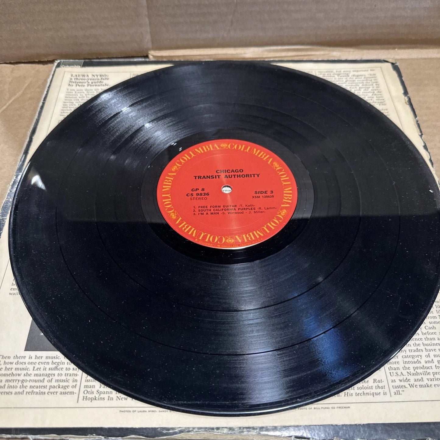 Chicago Transit Authority GP 8 Vinyl 2xLP Album 1969 Columbia Records