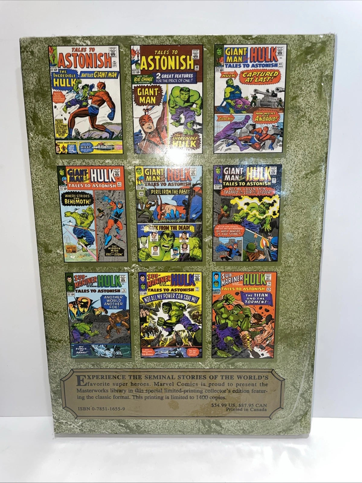 Marvel Masterworks: Incredible Hulk / Tales of Astonish Nos. 59-79 Vol. 39