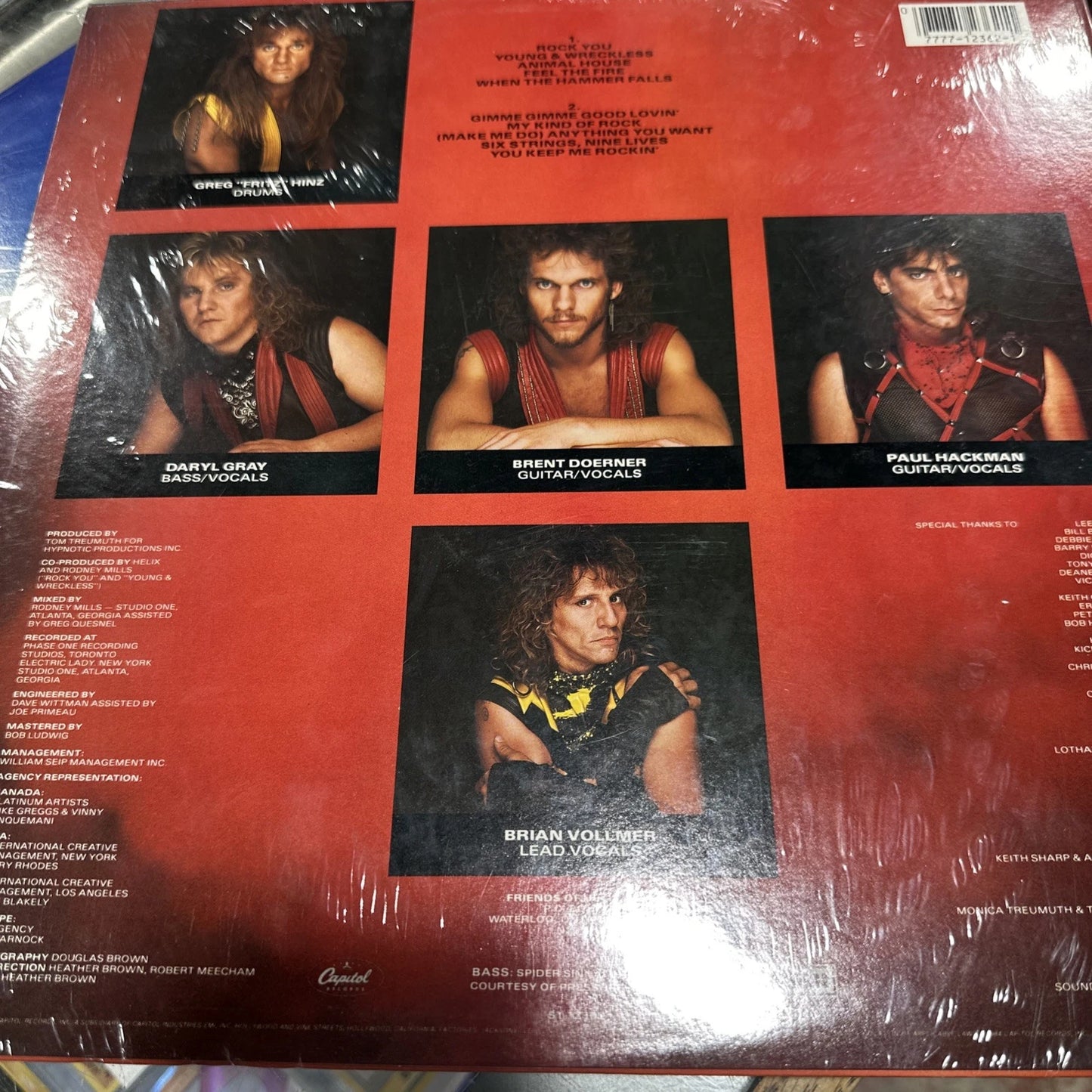 Helix - Walkin' the Razor's Edge LP Vinyl Record EMI Rock 12360 new sealed