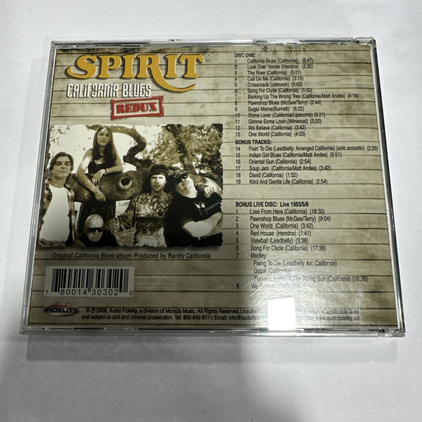Spirit - California Blues Redux - 2 CD, Very Good