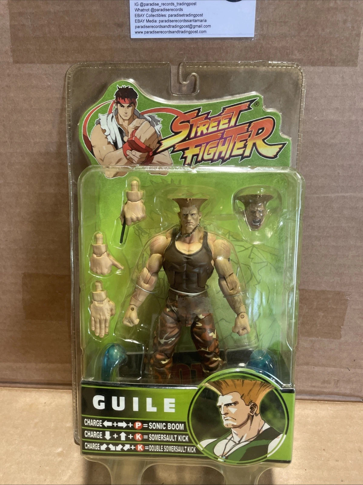 SOTA Toys Street Fighter GUILE Round 3 Action Figure Capcom