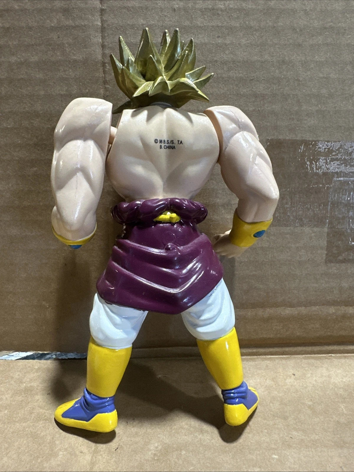 Bandai 1996 Dragonball Super Battle Collection Super Saiyan Broly Gold Hair