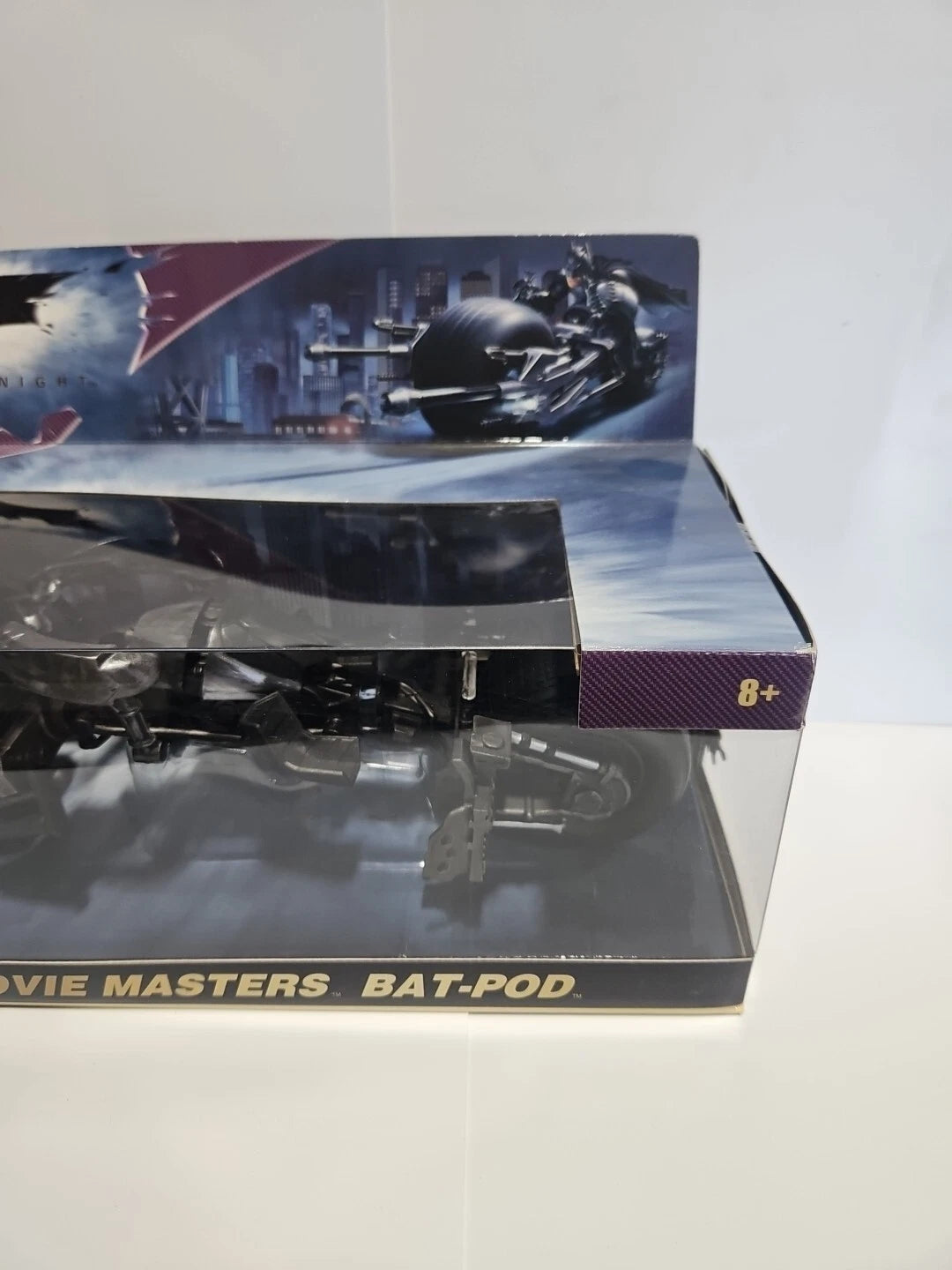DC MATTEL BATMAN THE DARK KNIGHT MOVIE MASTERS BAT-POD 2008 NEW