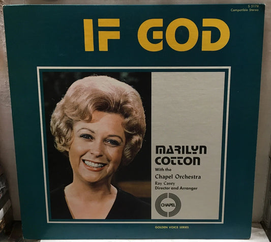 Marilyn Cotton If God Record S5178