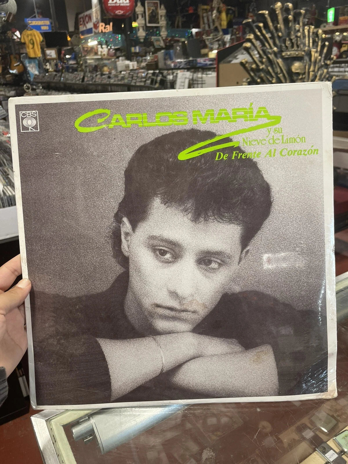 Carlos Maria Y Su Nieve De Limón De Frente Al Corazón Sealed Lp
