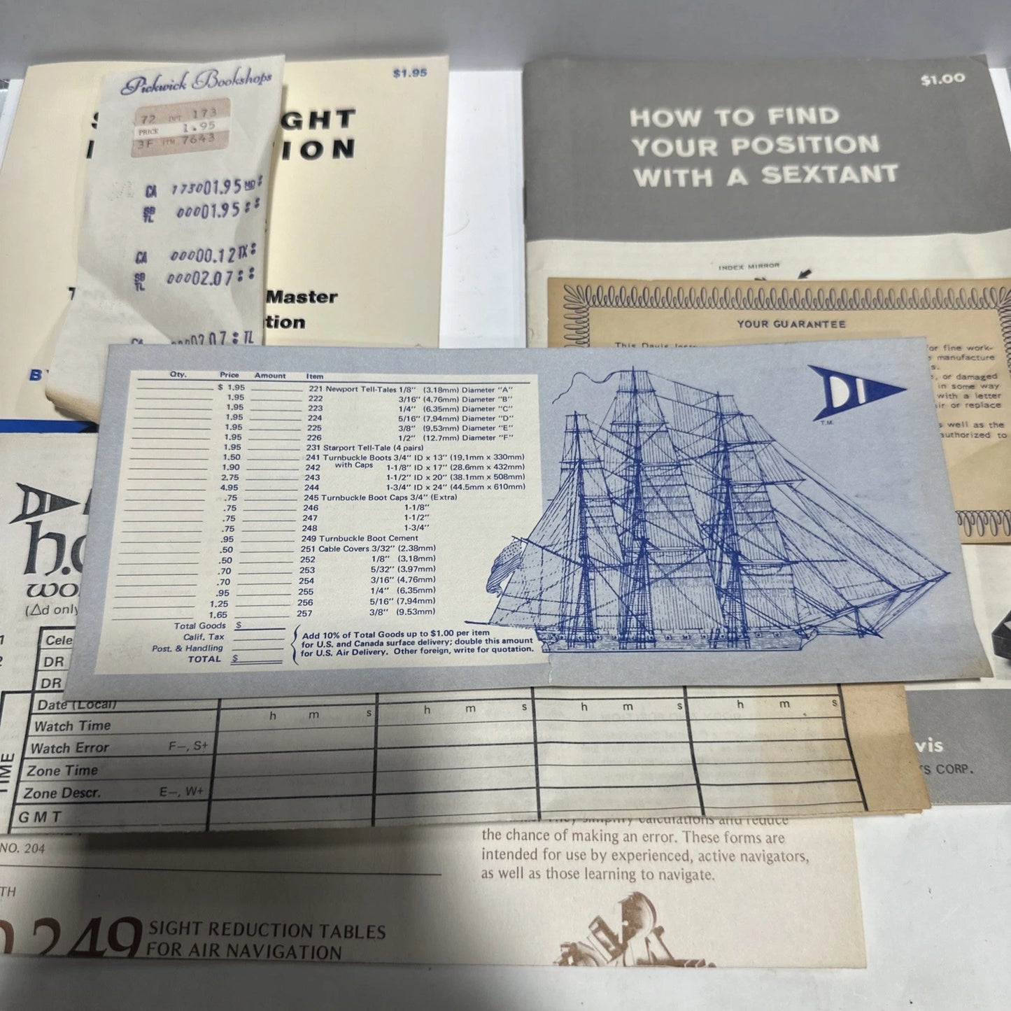 Vintage 1976 The Davis Mark 3 Marine Sextant