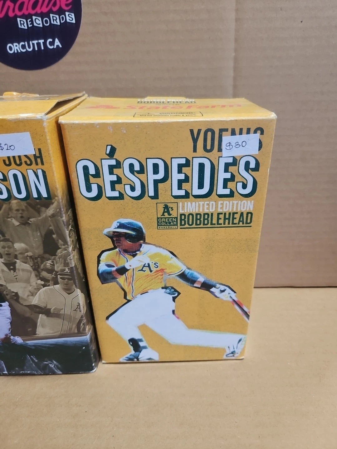 Oakland A’s Bobblehead Lot Of 7 Vintage Donaldson Hunter Giambi See Descrip