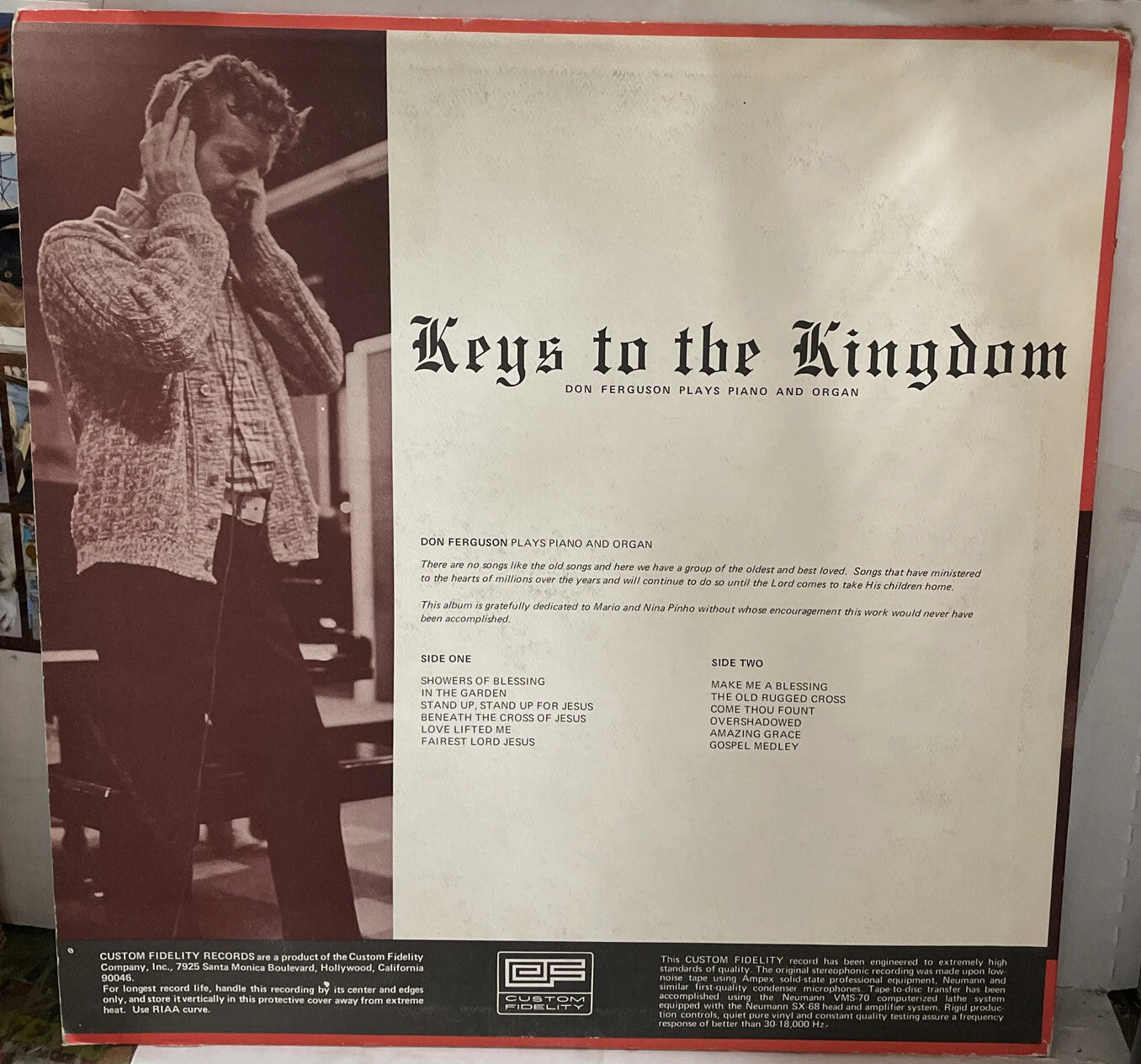 Don Ferguson Keys To The Kingdom Record CFS-3414