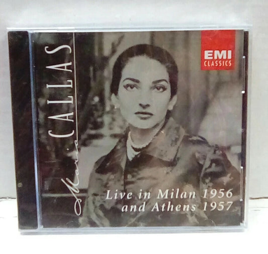 Maria Callas Live In Milan 1956 & Athens 1957 Sealed CD