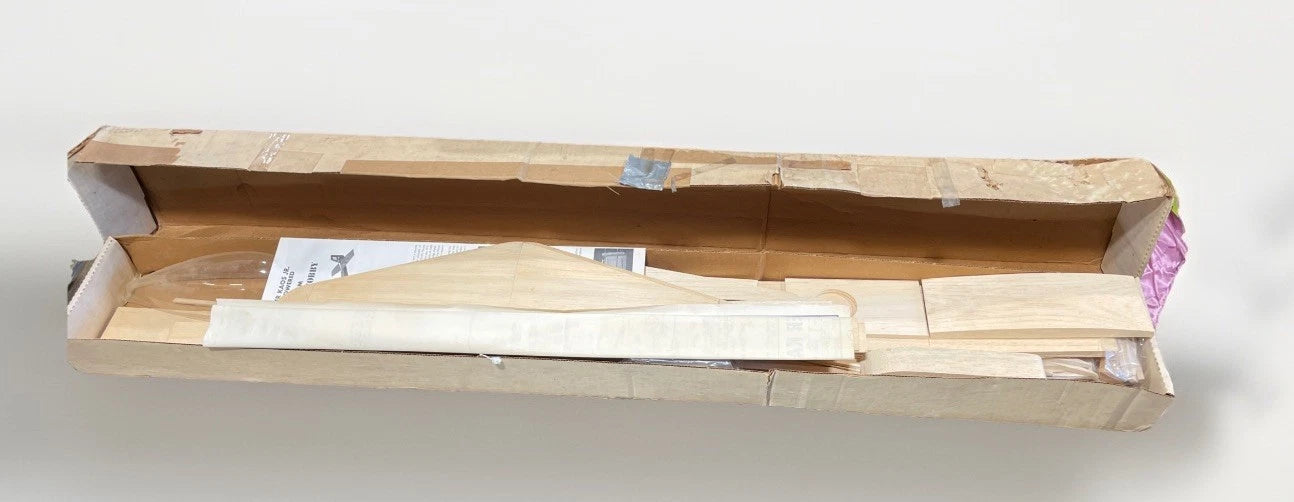 VINTAGE GREAT PLANES SUPER KAOS 40 R/C BALSA MODEL 52” AIRPLANE KIT – Open Box