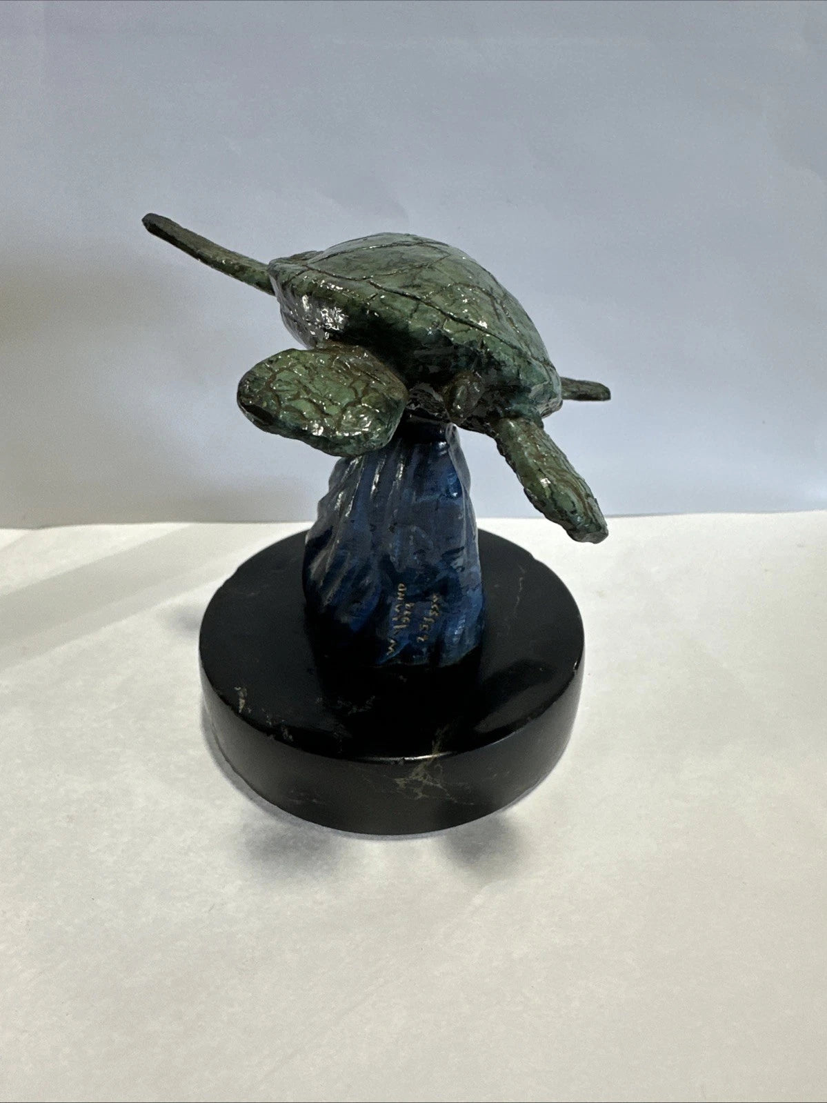 Bronze Sculpture Of Turtle By Artist Robert Wyland 25/950
