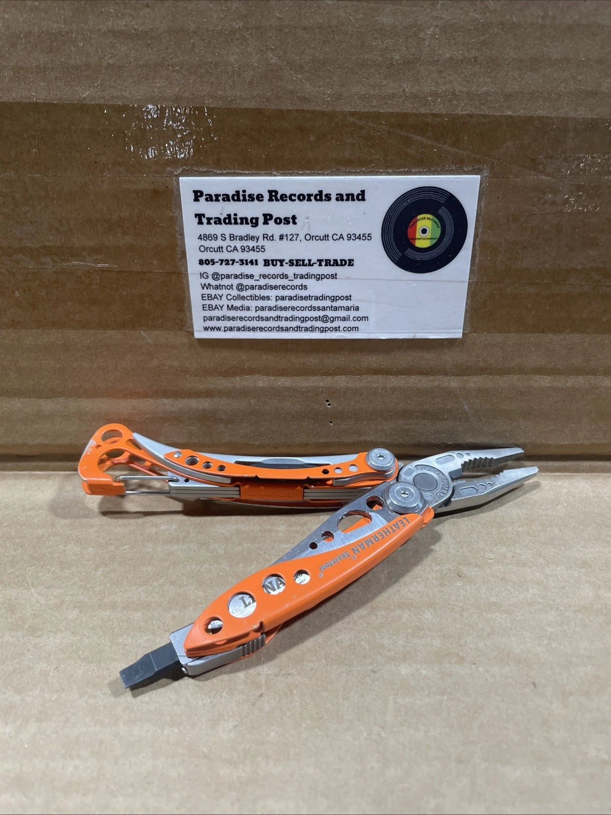 AUTHENTIC LEATHERMAN SKELETOOL RX RESCUE ORANGE
