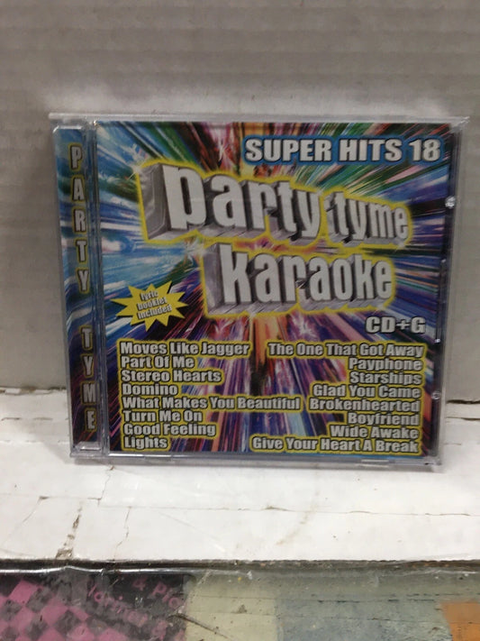 Party Tyme Karaoke Super Hits 18 CD