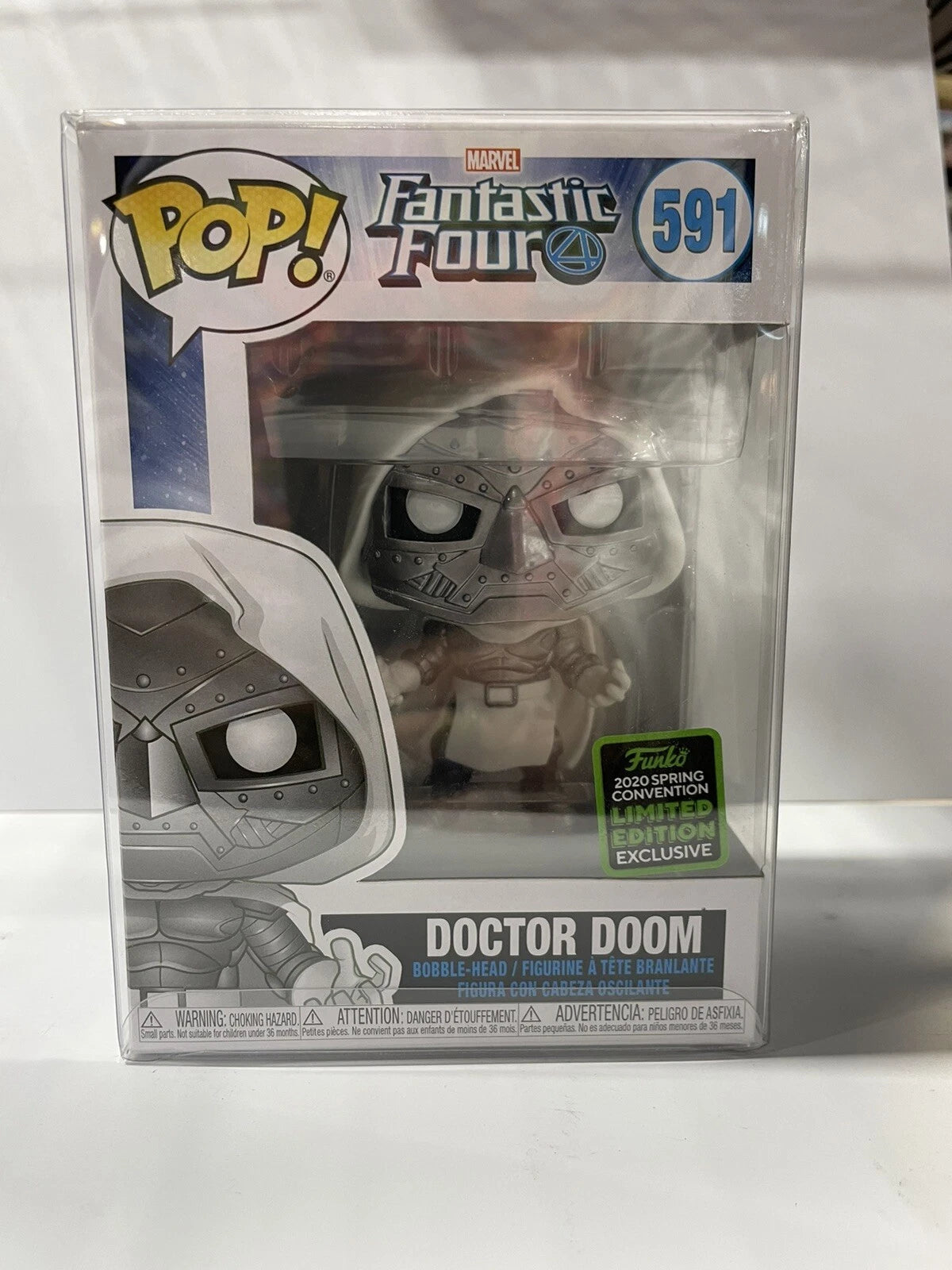 Marvel Funko POP! Doctor Doom (Dr Doom) - ECCC Spring Convention Exclusive *NEW*