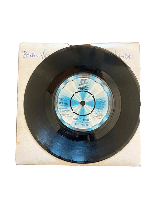 Sock it rocket Billy Preston 45 rpm 1159 w Promo Stamp/UK IMPORT