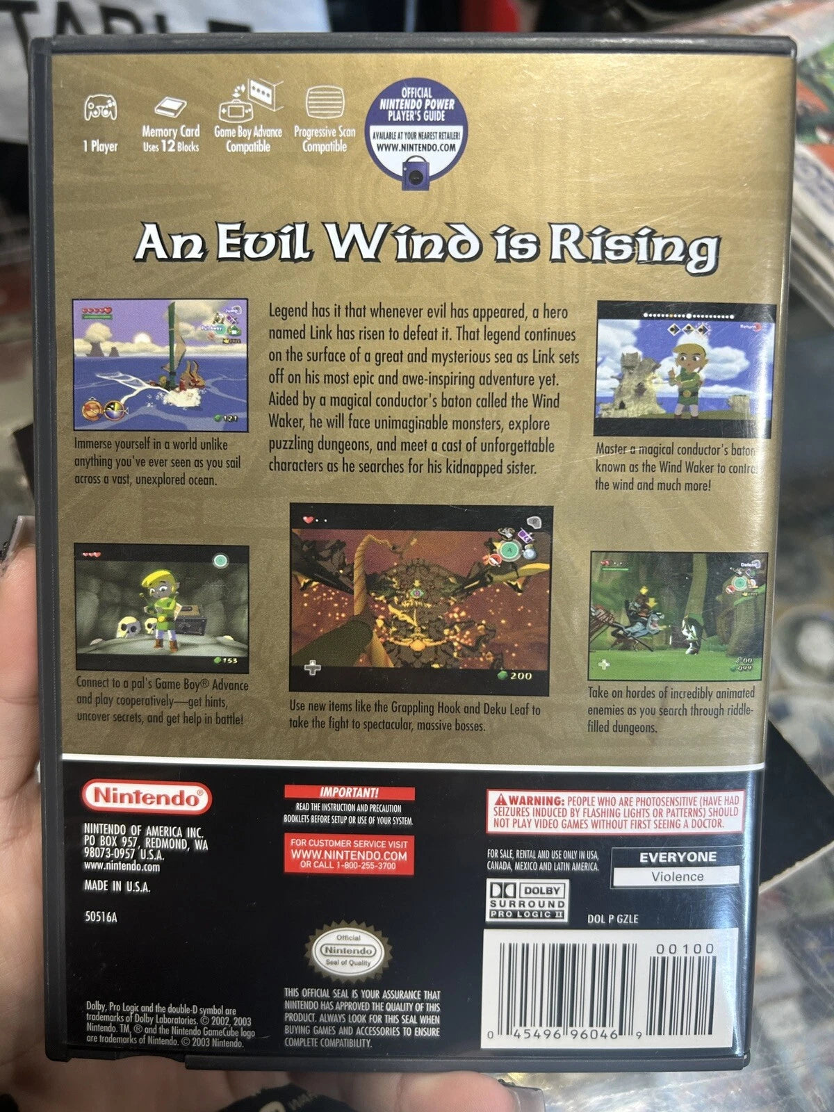 The Legend of Zelda: The Wind Waker w/ Manual (Nintendo GameCube 2009)