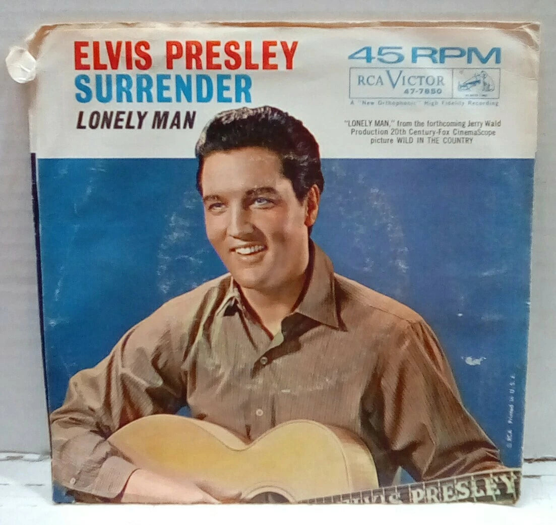 Elvis Presley Surrender/Lonely Man 7" Single 47-7850