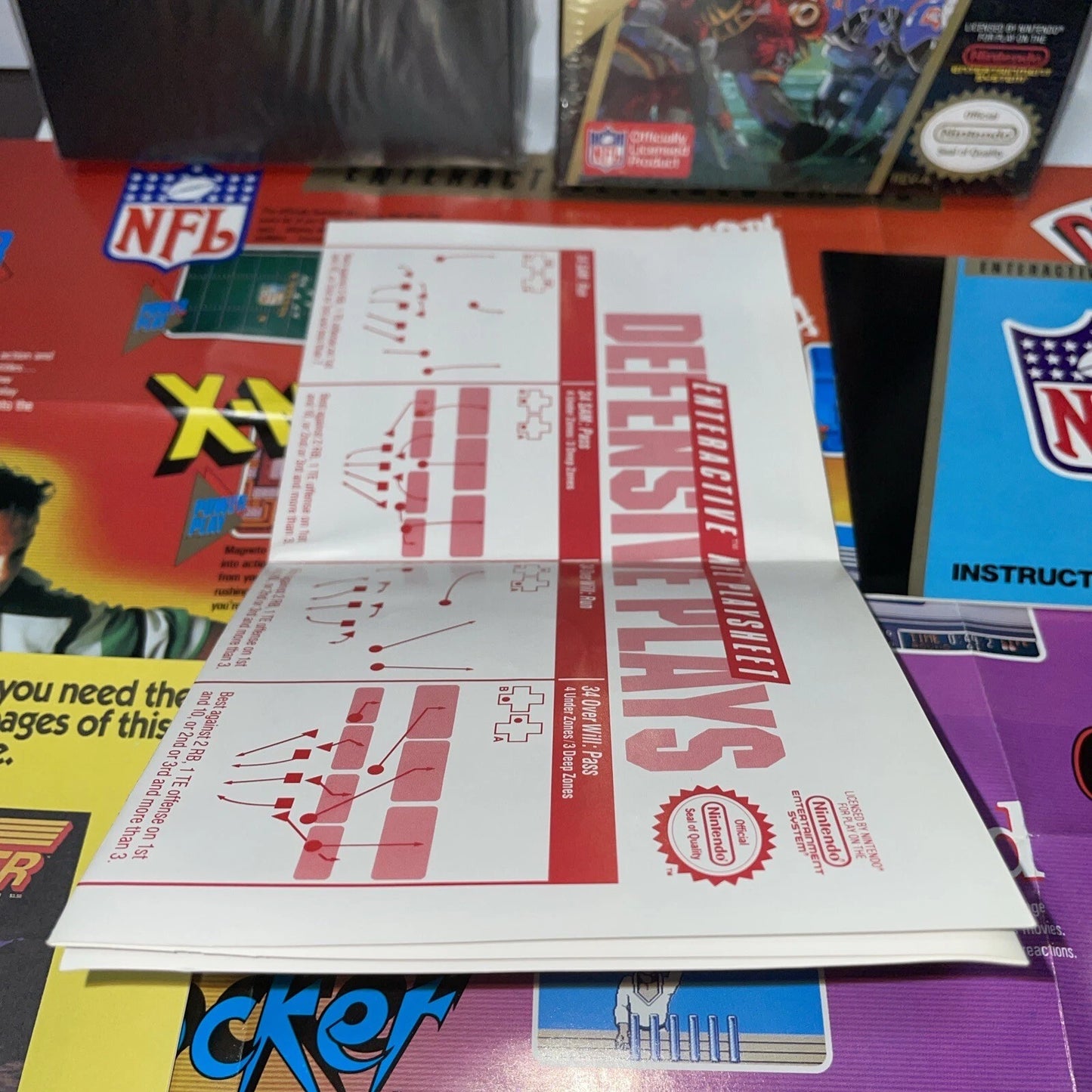 NFL Football (Nintendo Entertainment System, 1989) NES CIB MINT RARE VINTAGE