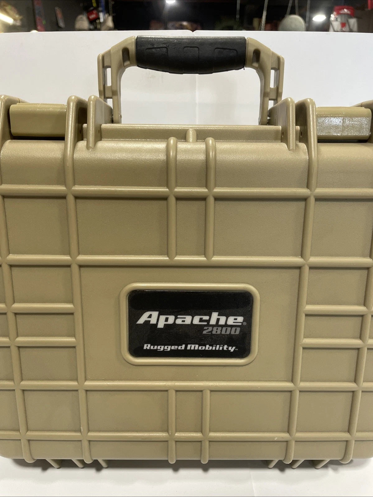 Apache 2800 Weatherproof Protective Hard Case TAN COLOR