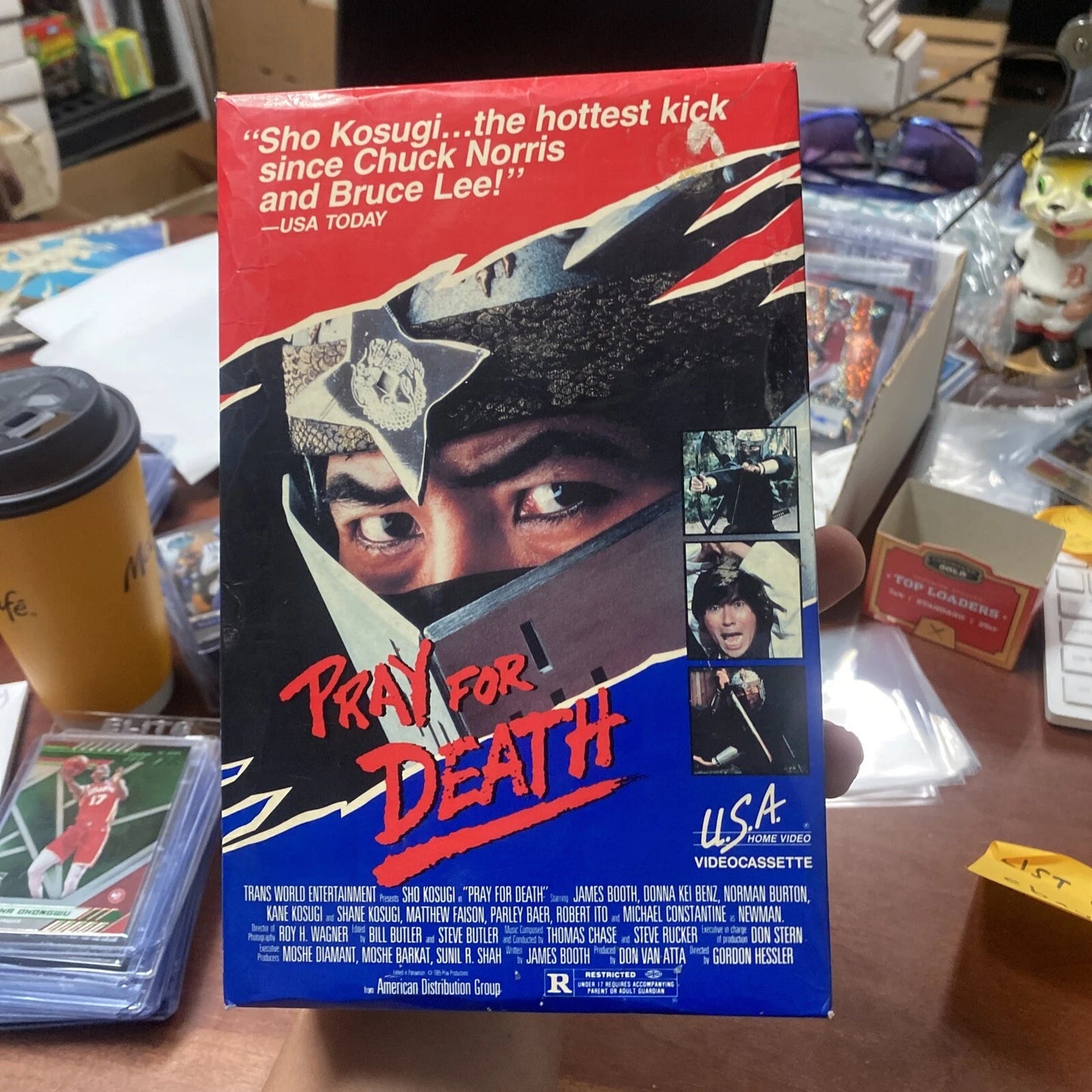 Pray For Death (1986) VHS—U.S.A. Home Video BIG BOX—Martial Arts/Ninja