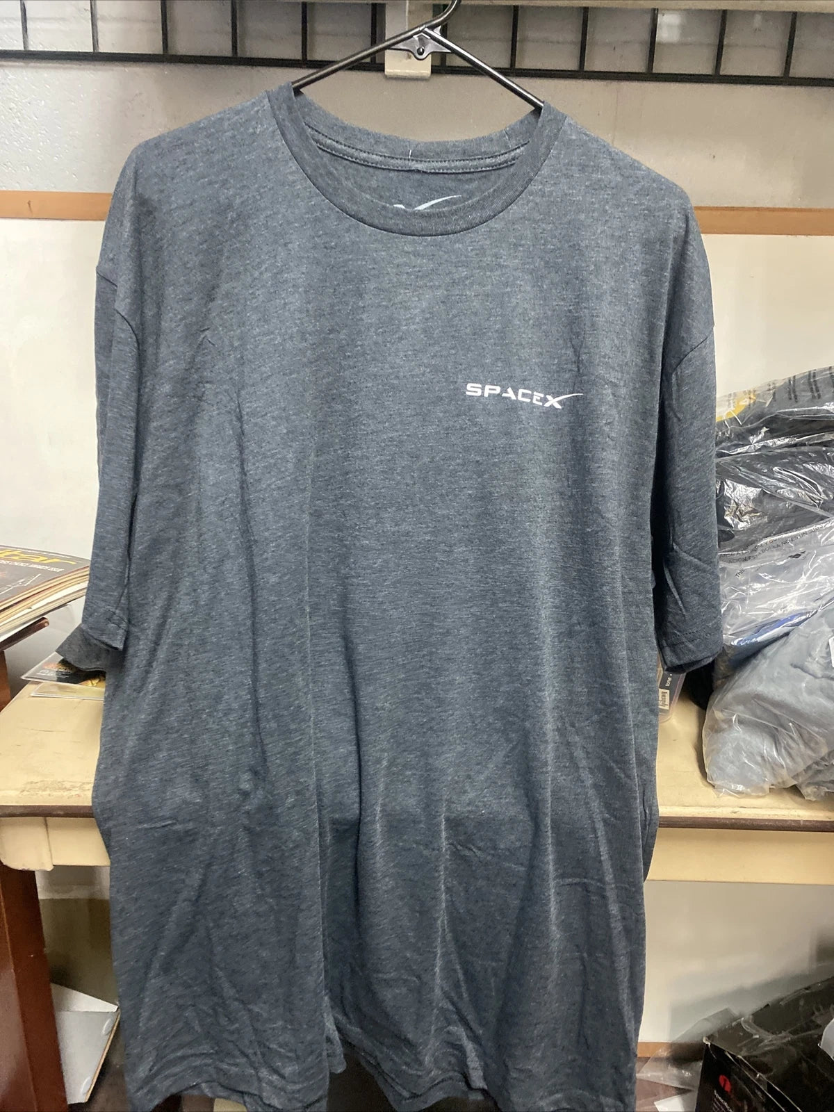 SpaceX Elon Musk Iridium-8 Vandenberg Authentic SpaceX Shirt 2XL